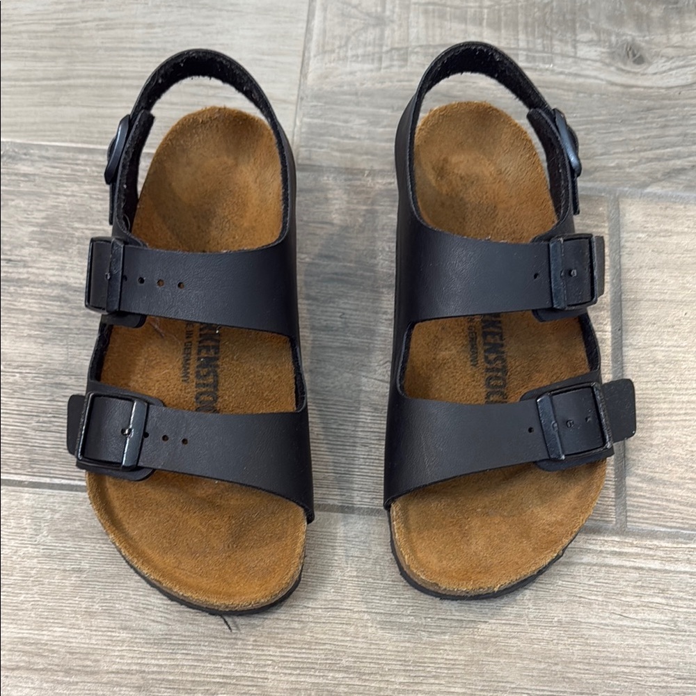 Birkenstock Black Slip-On Sandals